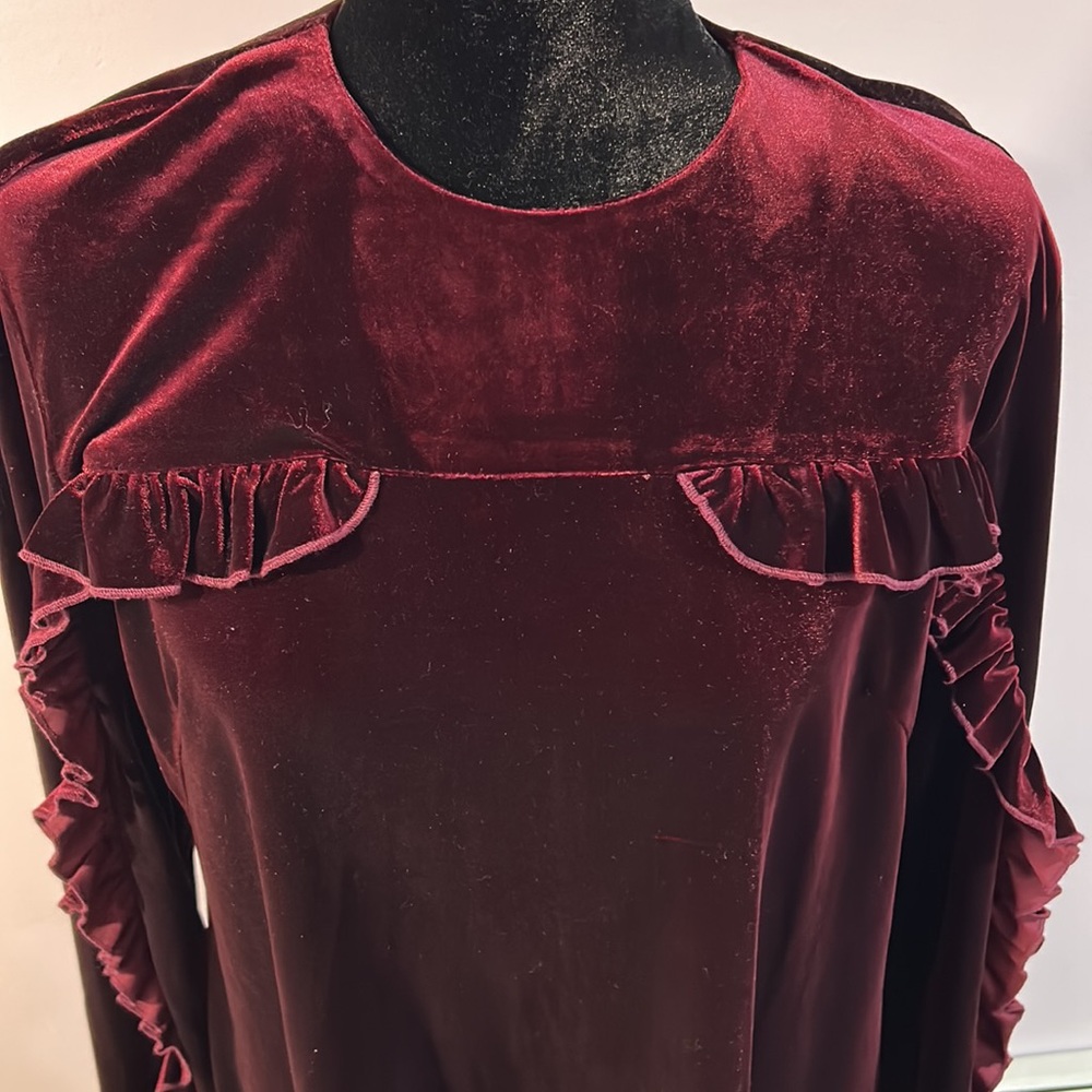 BRAND NEW Velvet Burgundy, dress size XXL/14 - Picture 3 of 4